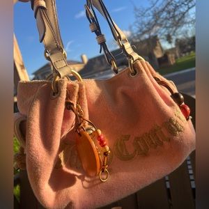 Y2K pink juicy couture hand bag